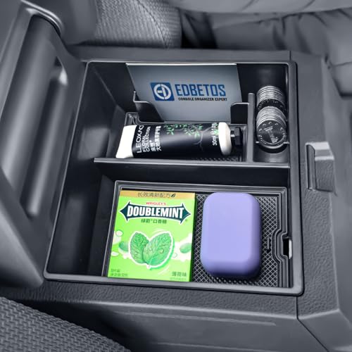OEM Fit 2026 4Runner Center Console Organizer Tray Compatible with 2025 2026 Toyota 4Runner (6th Gen) Accessories ABS Plastic Armrest Insert Coin Holder Storage Box (Not for 2010-2024)