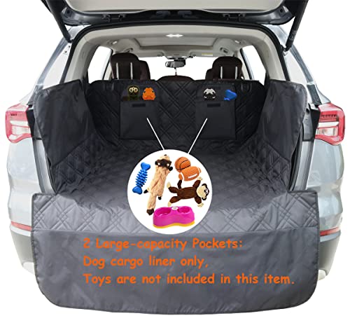 Cargo Liner for Dogs 55"x91" Dog Rear Cargo Liner for SUV Cargo Mats for Back Car Trunk Mat for SUV Dog Trunk Cover with Side Walls - size: 55" x 91" (Pack of 1)