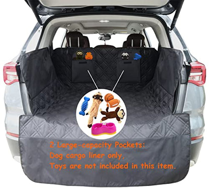 Cargo Liner for Dogs 55"x91" Dog Rear Cargo Liner for SUV Cargo Mats for Back Car Trunk Mat for SUV Dog Trunk Cover with Side Walls - size: 55" x 91" (Pack of 1)
