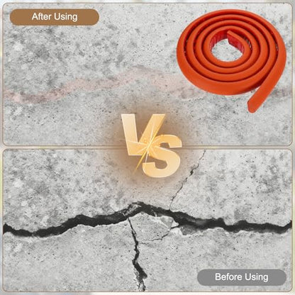 uxcell 3.28 ft Foam Backer Rod, 0.59" x 0.39" D-Shaped Solid Joint Filler, Foam Seal Strip for Caulk Saver, Rope Caulk Cement Crack Filler, Red - size: 3.28 ft x 0.59" x 0.39"