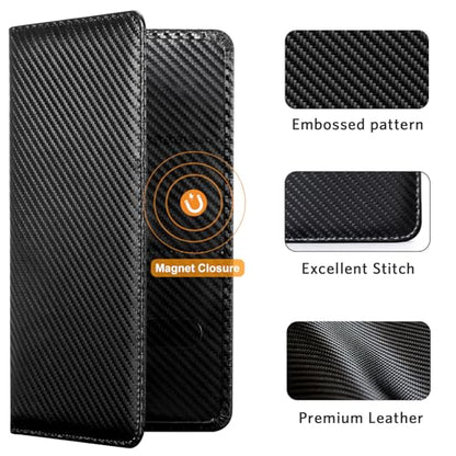 CoBak Car Registration and Insurance Holder - Vehicle Glove Box Car Organizer,Auto Truck Comparment Accessories Case with Magnetic Closure for Driver License,Cards - color: L-Fiber Black
