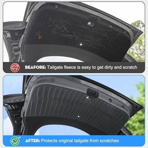 Trunk Tailgate Mat for Tesla New Model Y Juniper 2026,Trunk Protector Mat All Weather Door Liners Model Y Juniper Accessories,Full Wrap-Around
