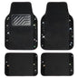 CAR PASS Bling Diamond Car Floor Mats, Sparkling Crystal Shining Glitter Rhinestone Carpet, Anti-Slip PVC Heel Pad Waterproof Universal for Automotive SUV,Sedan,Van,4pcs Girl Women Men Black Diamond - color: Black Diamond