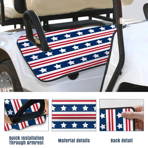 Golf Cart Seat Covers Golf Cart Seat Towel Blanket Group - color: American Flag Pattern 01