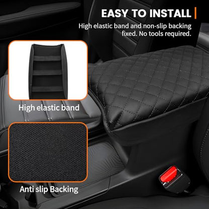 Custom Fit for Center Console Cover Honda CRV 2017-2022 Armrest Cover Center Console Pad Interior Accessories Car Armrest Seat Box Cover Protector - size: Honda CRV 2017-2022
