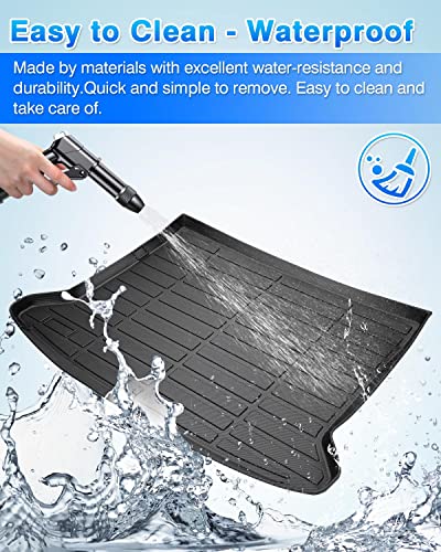 Cartist Cargo Liner Custom Fit for Kia Seltos 2021-2024 2025 2026 in Upper Position(Fits Without Subwoofer)(No SX Turbo Models) All Weather Trunk Floor Mat TPE Waterproof - size: 5)Kia Seltos (Fits Without Subwoofer)【2021-2025】