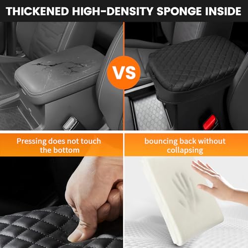 Custom Fit for Center Console Cover Nissan Frontier 2025 2024 2023 2022 Armrest Cover Center Console Pad Interior Accessories Car Armrest Seat Box Cover Protector - size: Nissan Frontier 2025 2024 2023 2022