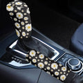 AFPANQZ Daisy Car Gear Shift Knob Cover Set with Handbrake Cover Sleeve Cloth 2 Piece Auto Protective Interior Accessiores for Women Men 2 pcs Fit Most Cars Sedan SUV Van Truck - color: Daisy