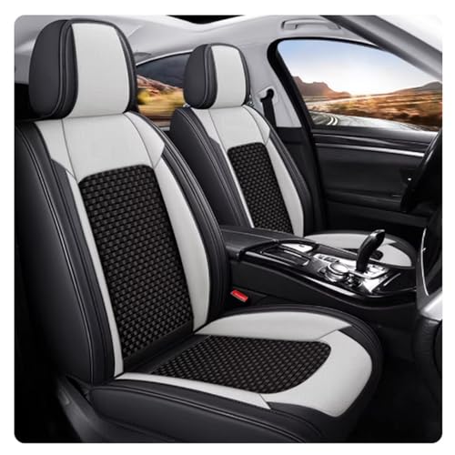 Custom Car Seat Covers for Mercedes Benz A B C CLA CLS CLK GLE GLS GLA GLK GL ML G S GLC SL CL SLC R SLK etc...Easy to Install car Cover (Black Beige K+) - color: Black Beige K+