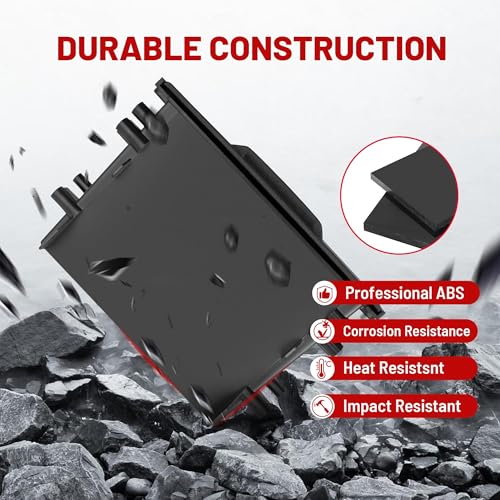 RED WOLF Car Stereo Radio Storage Box for Toyota, Single DIN Storage Pocket Stereo Blanking Plate Holder Drawer Kit Universal for Toyota Vehicles