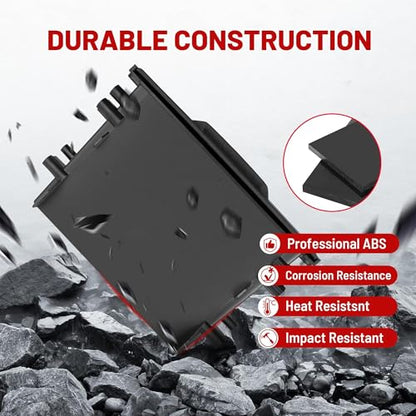 RED WOLF Car Stereo Radio Storage Box for Toyota, Single DIN Storage Pocket Stereo Blanking Plate Holder Drawer Kit Universal for Toyota Vehicles