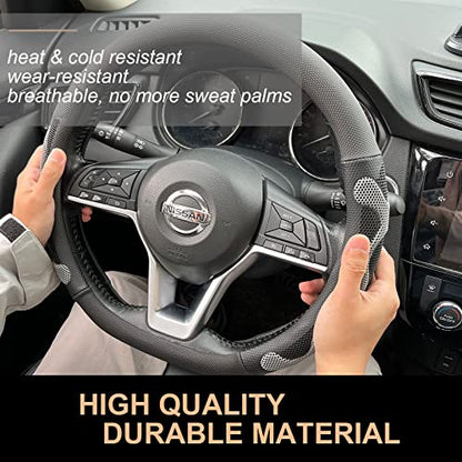 D Shaped Comfy Grip Steering Wheel Cover, Anti-Slip Design, Flat Bottom 14.5-15 Inch(Silicone Gray) - color: 4.Gray, size: D Shaped/Flat Bottom[14 1/2''-15'']