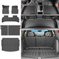 powoq FWD Floor Mats Compatible with 2021-2026 Chevy Trailblazer Cargo Mat Trunk Mat Cargo Liner TPE Replacement for 2021-2026 Chevy Trailblazer FWD Accessories (Trunk Mat+Backrest Mats+Floor mats) - size: Compatible with Chevy Trailblazer FWD | 2021-2026