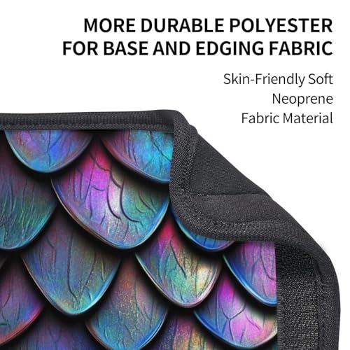 Seat Belt Cover Pads Iridescent Dragon Scales Car Seat Belt Covers for Women Men Adults Kids Soft Comfortable Auto Seatbelt Cushion Shoulder Strap Pad Handle Wraps, 1 Pair - color: Iridescent Dragon Scales