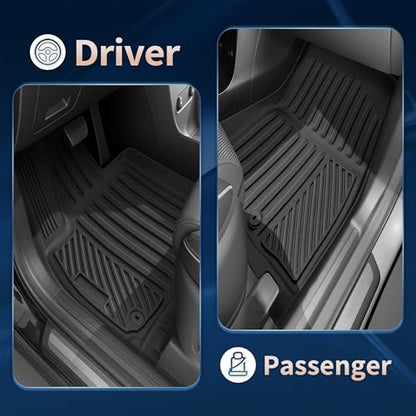 2026 Palisade Floor Mats Only Hybrid 7-Seat All Weather TPE Cargo Mat with Backrest Mat for Hyundai Palisade Accessories 2026 SEL/SEL Premium/Limited/Calligraphy - size: Hybrid
