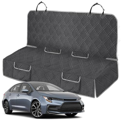 Dog Car Seat Cover Compatible with Toyota Corolla 2009-2025, Waterproof Pet Bench Seat Cover for Back Seat, 600D Heavy Duty Scratch Proof Nonslip Truck Seat Covers for Dogs