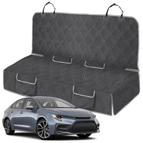 Dog Car Seat Cover Compatible with Toyota Corolla 2009-2025, Waterproof Pet Bench Seat Cover for Back Seat, 600D Heavy Duty Scratch Proof Nonslip Truck Seat Covers for Dogs - size: 2009-2025 Corolla