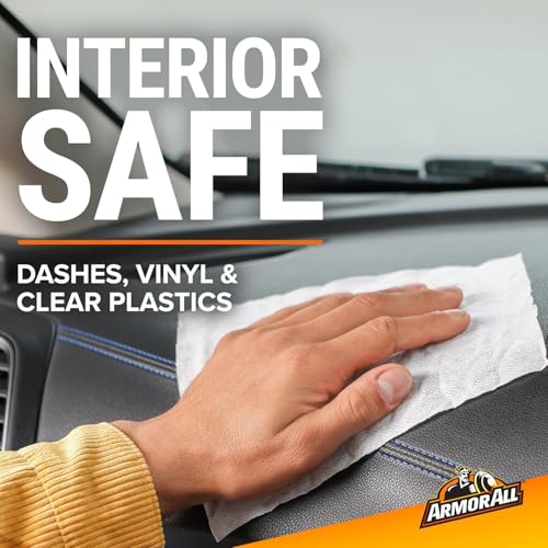 Armor All Car Cleaning Wipes, Wipes for Car Interior and Car-Exterior, 90-Wipes Each (Pack of 6) - size: 90 Count (Pack of 6)