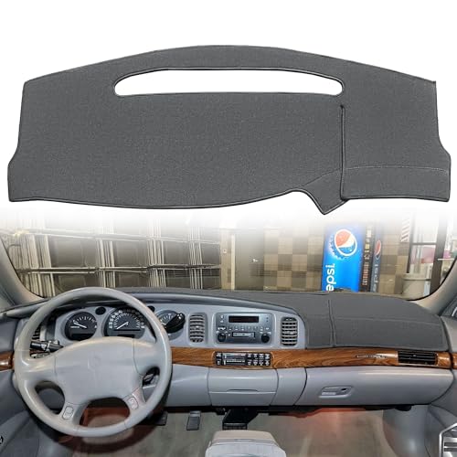 Dash Cover Mat Custom Fit for Buick Lesabre Without Head Up Display Dashboard Pad Cap Carpet Protector K270 (Darkgray) - color: DarkGray