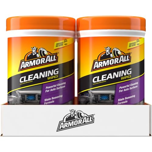 Armor All Car Cleaning Wipes, Wipes for Car Interior and Car-Exterior, 90-Wipes Each (Pack of 6) - size: 90 Count (Pack of 6)