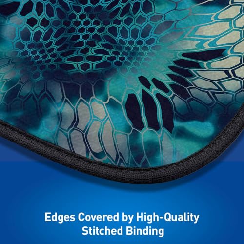 Coverking Universal Car Floor Mats Set of 2 (Front Driver and Passenger) Kryptek Pontus Camo - All-Weather Protection for Mud, Dirt, Rain, Spills, Non-Slip Backing, Fits Cars Trucks SUVs Jeeps - style: Kryptek Pontus