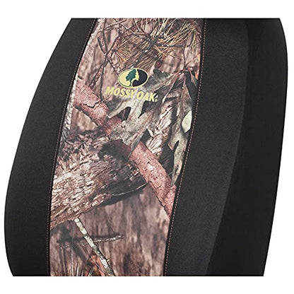 Mossy Oak Camo Seat Covers Low Back - Made with Waterproof Oxford and Cotton Twill, Airbag Compatible, Universial Fit Most Bucket Seats - Official Licensed Product - color: Oxford&Cotton Low Back