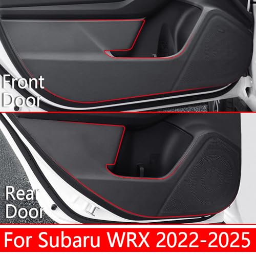 Car Door Anti Kick Pad for Subaru WRX 2022 2023 2024 2025 2026 Accessories Protector Mat Dirty Collision Stickers Inner Decoration