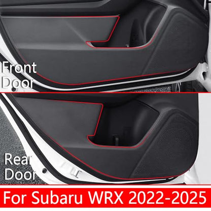 Car Door Anti Kick Pad for Subaru WRX 2022 2023 2024 2025 2026 Accessories Protector Mat Dirty Collision Stickers Inner Decoration
