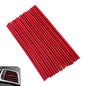 20PCS Car Vent Outlet Trim, Bendable Air Conditioner Vent Decoration Strip, Universal Auto Air Oulet Strips, for Most Vehicles (Red)