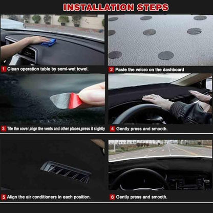 Dash Cover Mat Custom Fit for 1995-1996 Chevy Chevrolet Silverado C1500 C2500 C3500 K1500 K2500 K3500 Tahoe Suburban,GMC Sierra Yukon Suburban Pickup Truck,Dashboard Cover Pad Carpet (95-96 Dark Gray)