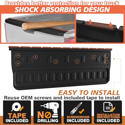 Truck Mat Compatible with 2020-2026 Chevy Silverado & GMC Sierra 2500/3500HD Multi-pro Accessories, Tailgate Mat Custom Fit All Weather Protection Pickup Liner, w/Tailgate Cap Protector - size: 1)Slv&Sra 2500|20-26|MP Tailgate Mat w/Cap Cover