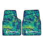 Coverking Universal Car Floor Mats Set of 2 (Front Driver and Passenger) Kryptek Mahimahi Camo - All-Weather Protection for Mud, Dirt, Rain, Spills, Non-Slip Backing, Fits Cars Trucks SUVs Jeeps - style: Kryptek Mahimahi