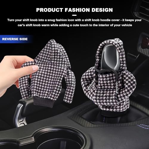 Universal Hoodie Car Gear Shift Cover, Funny Shifter Hoodie, Most Car Gear Shift Levers - color: qianniaogezi, size: 1 Piece