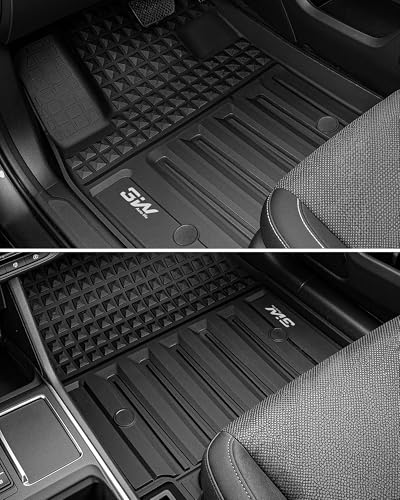 3W Floor Mats & Cargo Liner for 2024 2025 2026 Honda Prologue & Chevrolet Blazer EV, All Weather Protection Car Mats with Backrest Mat, Back Seat Cover Protector for 2025 Prologue Accessories, Black - size: 6. Prologue|24-26|Full Sets