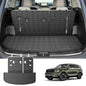Cartist Cargo Mat & Backrest Mat Fits for Kia Telluride 2020 2021 2022 2023 2024 2025 (7/8 Passenger) All Weather TPE Trunk mat for Telluride Car Accessories for Telluride 2020-2025 - size: 4)Kia Telluride (7/8 Seats)【20-25】