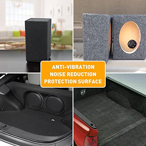 78"x40" Black Underfelt Carpet for Speaker,Sub Box Carpet, Auto,RV,Boat,Marine,Truck,Car Trunk Felt Liner Carpet