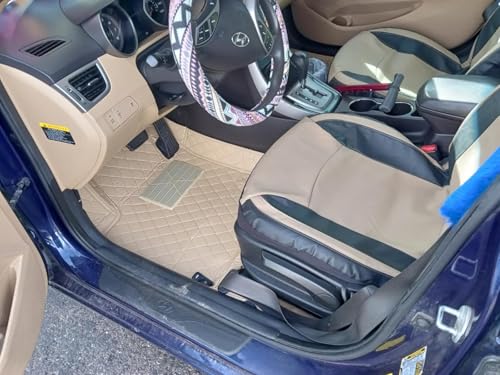 AerfineCar Mats Fit for BMW 1 2 3 4 5 6 7 8 Series X1 X2 X3 X4 X5 X6 X7 GT Waterproof car Floor mats Custom Full Coverage All Weather Protection Non-Slip Leather Floor Liners (Fashion Color 5)