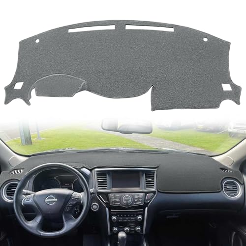 Dash Cover Mat Custom Fit for Nissan Pathfinder Dashboard Cover Pad Carpet Protector F157 (Darkgray) - color: DarkGray