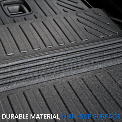 Cargo Mat Backrest Mats for 2021-2025 2026 Jeep Grand Cherokee L (3rd Row Manual & Power Fold), All Weather TPE Trunk Mat Cargo Liner Car Accessories (L | Cargo Mat+3rd Row Backrest Mats) - style: Grand Cherokee L | 2021-2026 | Cargo Mat+3rd Row Backrest