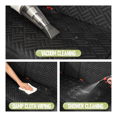 Dog Car Seat Cover for Back Seat, Waterproof 600D Oxford Protector for Travel and Daily Use, Non Slip Scratch Resistant Bench Cover, Easy to Clean, Fits Midsize SUVs/Trucks, 56 Inch