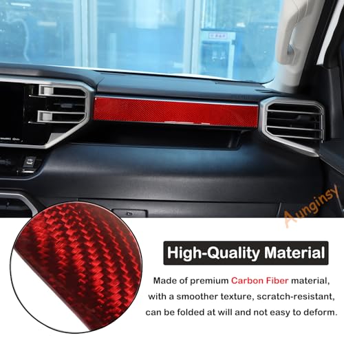 Car Center Control Panel Dashboard Strips Trim Sticker Compatible with Toyota Tundra/Sequoia 2022-2024 Pickup Truck Center Console Molding Panel Cover Dashboard Strip Interior Decoration Accessories - size: Center Control Panel Dashboard Strips Trim