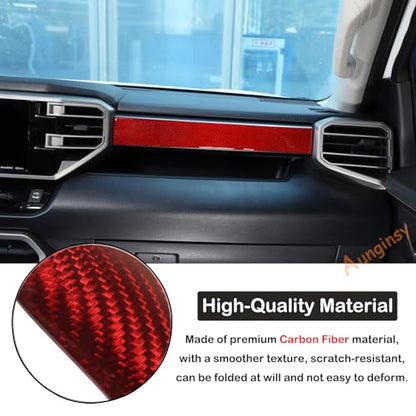 Car Center Control Panel Dashboard Strips Trim Sticker Compatible with Toyota Tundra/Sequoia 2022-2024 Pickup Truck Center Console Molding Panel Cover Dashboard Strip Interior Decoration Accessories - size: Center Control Panel Dashboard Strips Trim