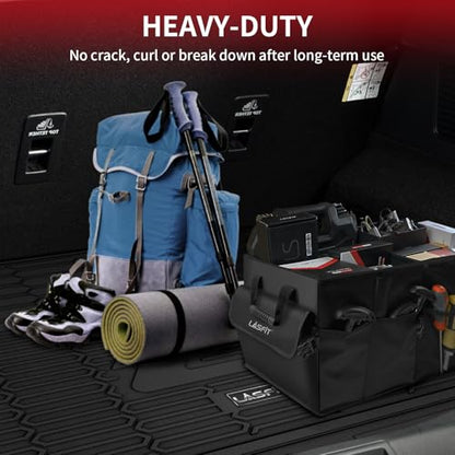 LASFIT Trunk Mat for Ford Mustang Mach-E 2021-2025 2026 (Trunk Base Upper Position) TPE All Weather Custom Fit Cargo Liner