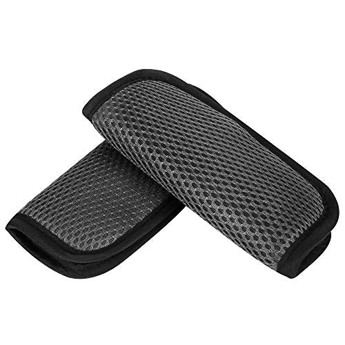 Accmor Car Seat Straps Shoulder Pads for Baby Kids, Soft Car Seat Strap Covers, Seat Belt Covers for Car Seats, Pushchair, Stroller - color: Grey, size: Medium-2.7 in X 5.6 in