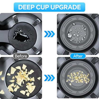 【4 Pack】Lantazi Car Coasters for Cup Holders【Non Slip & Shockproof】Car Cup Coasters for Car Cupholder Coasters Waterproof Sift-Proof Spill Silicone Car Cup Holder insert Car Accessories for Women Man