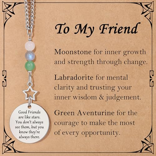 Friendship Gifts for Women, Hanging Car Decor Crystal Protection Best Friend Birthday for Women Friendship Gift for Bestie Best Friend BFF Sister Rear View Mirror Accessories - color: Silver-friendship Gifts for Women