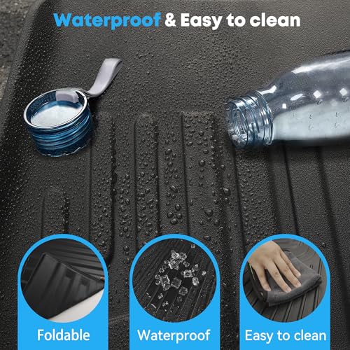 Floor mats Compatible with 2019-2024 Armada/Infiniti QX80 (7 Seats) : Custom Fit All Weather TPE Heavy Duty Car Floor Liners 2019 2020 2021 2022 2023 2024 Armada Accessories - style: 11)19-24 Armada Floor Mats