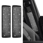 2PCS Bling Seat Belt Covers, Seat Belt Cover Pad, Car Seatbelt Shoulder Pads with Rhinestone, Auto Accessories Comfortable Automotive Neck Shoulder Mat Cushion for Car Truck SUV (White) - color: White
