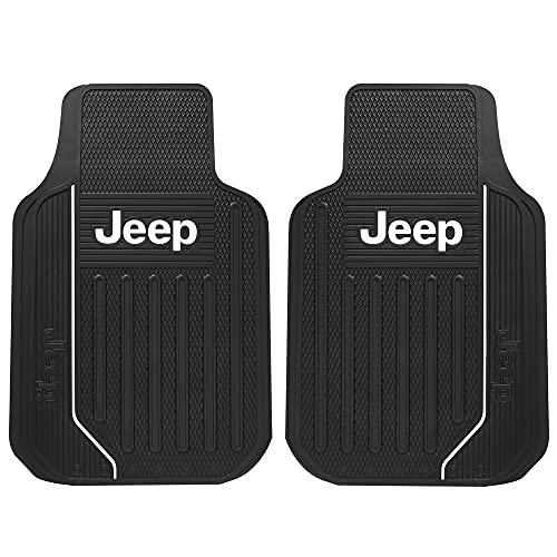 Plasticolor 001611ZX4 Jeep Elite 4pc Front and Rear Floor Mat kit