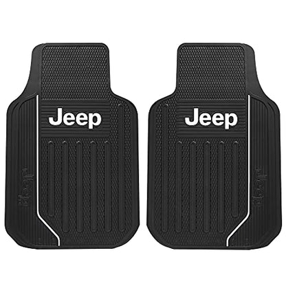 Plasticolor 001611ZX4 Jeep Elite 4pc Front and Rear Floor Mat kit
